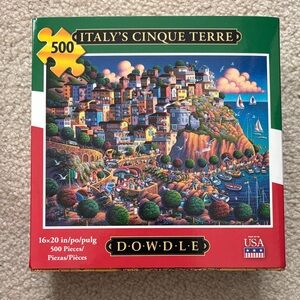 Italy's Cinque Terre 500-Piece Jigsaw Puzzle - Multi-Color